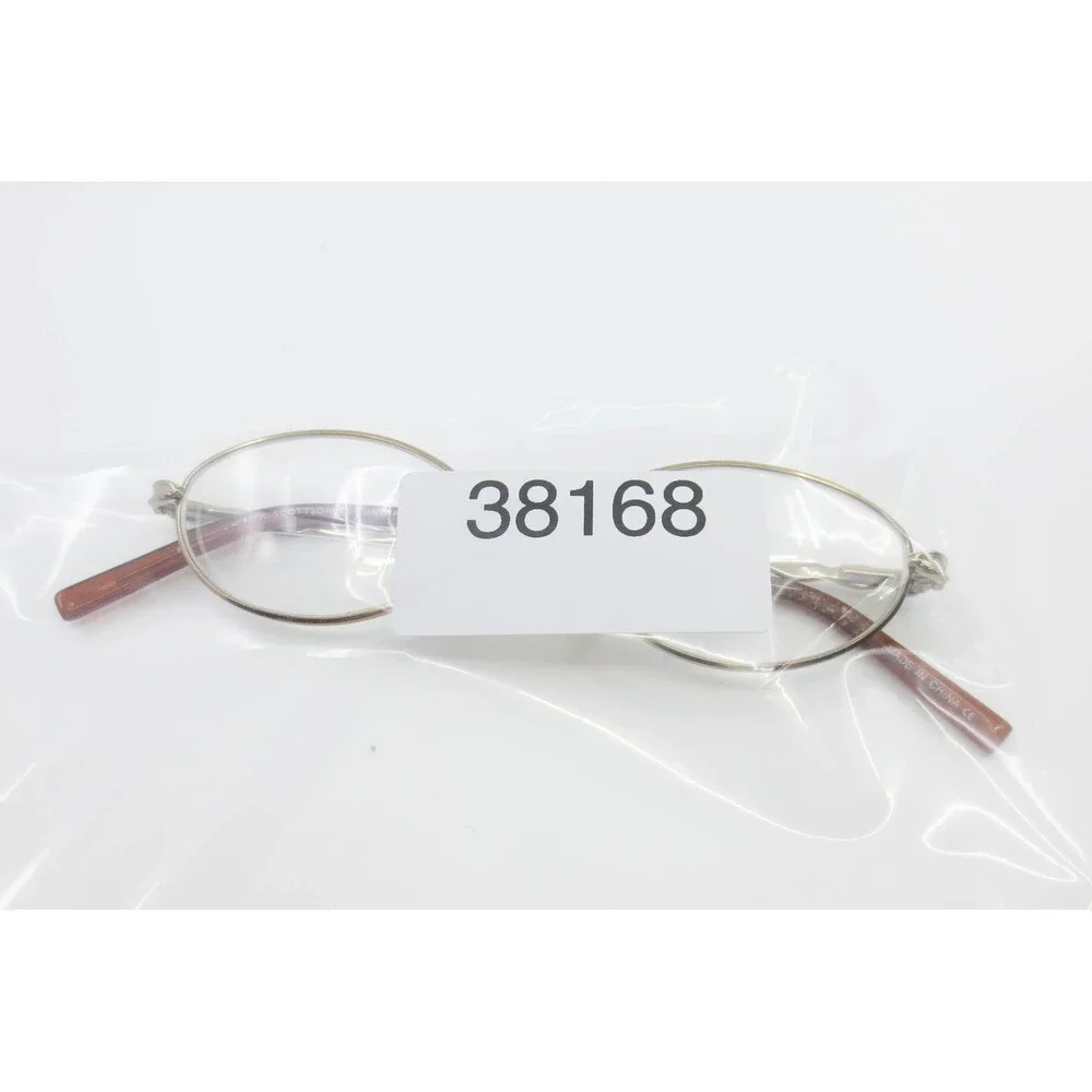 Scottsdale Viviana Eyeglasses Brown Gold Oval Metal Frame 48-17-135 38168